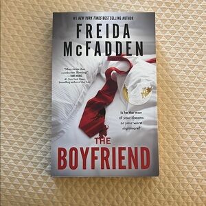 'The Boyfriend' Book - Red and White Cover